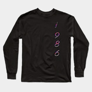 Année 1986 Long Sleeve T-Shirt